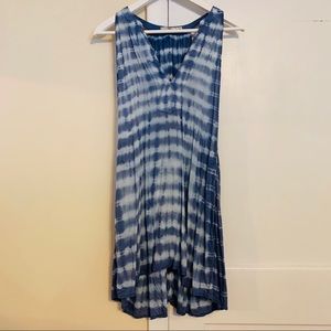 Tie dye halter style dress